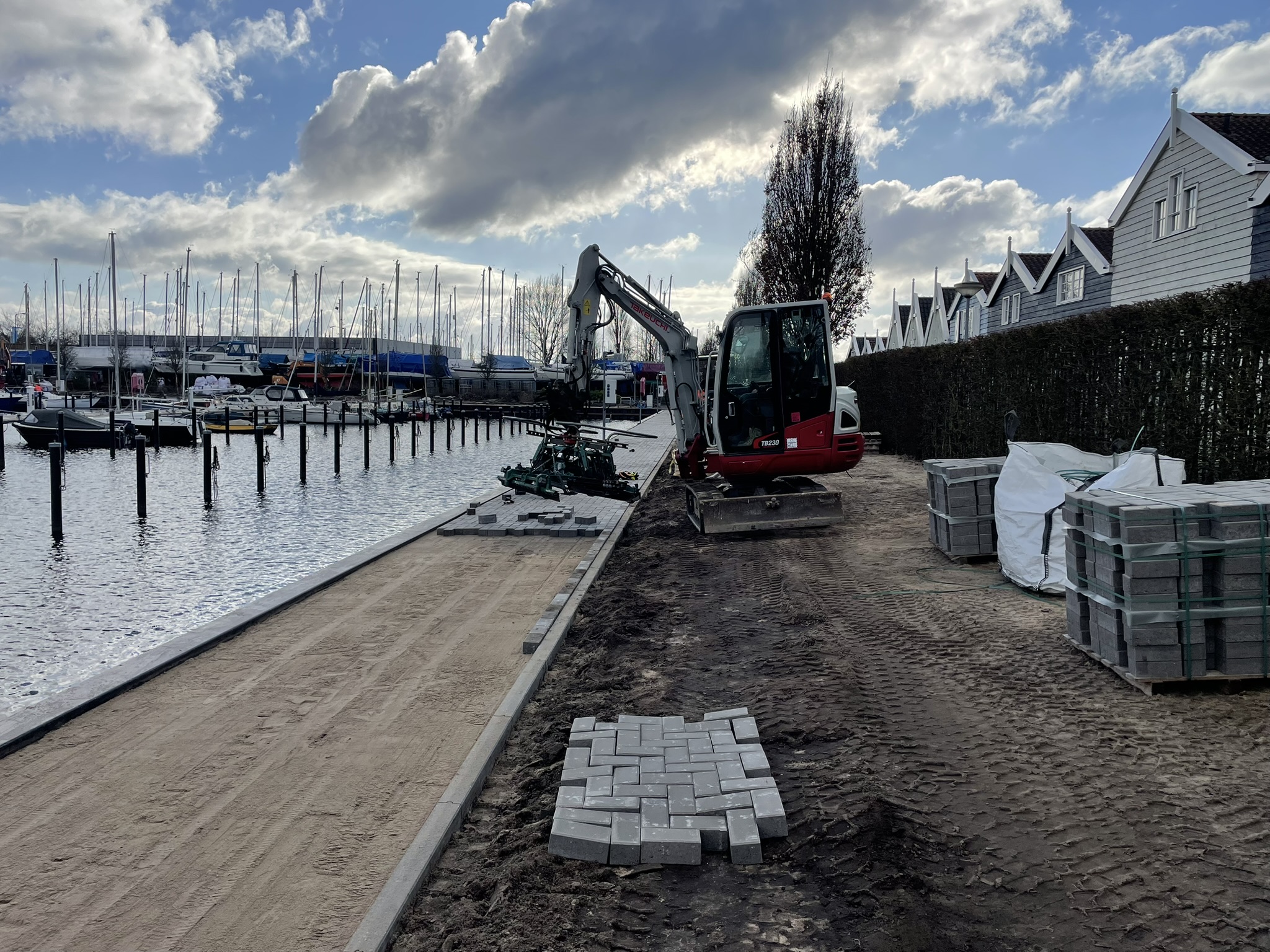 Huizen jachthaven